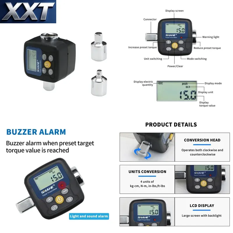 Electronics Repair In Usa - Цифровой адаптер динамометрического ключа XXT Shahe,