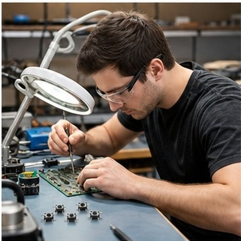 Набор из 100 тактильных кнопоч – обзор и цена Electronics Repair In Usa