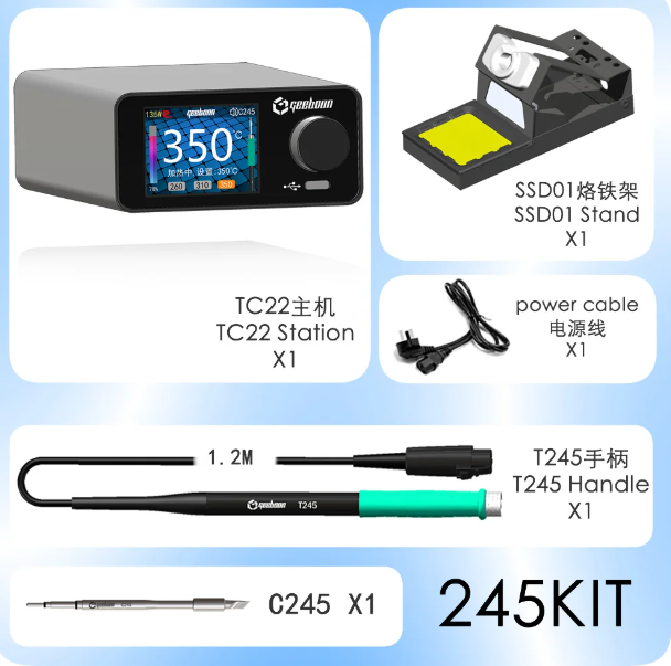 Комплект паяльной станции TC22 – обзор и цена Electronics Repair In Usa