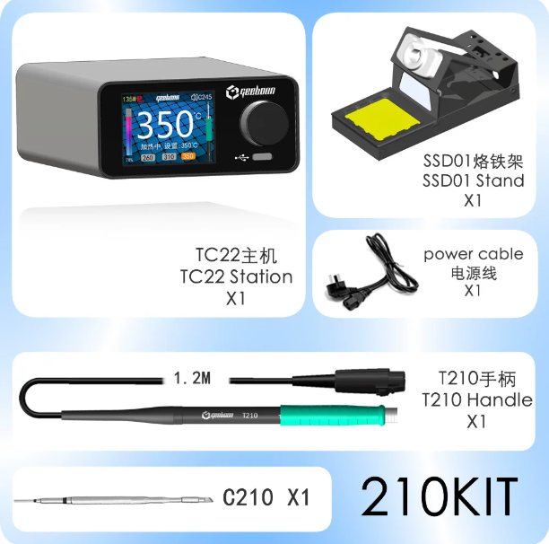 Комплект паяльной станции TC22 – обзор и цена Electronics Repair In Usa