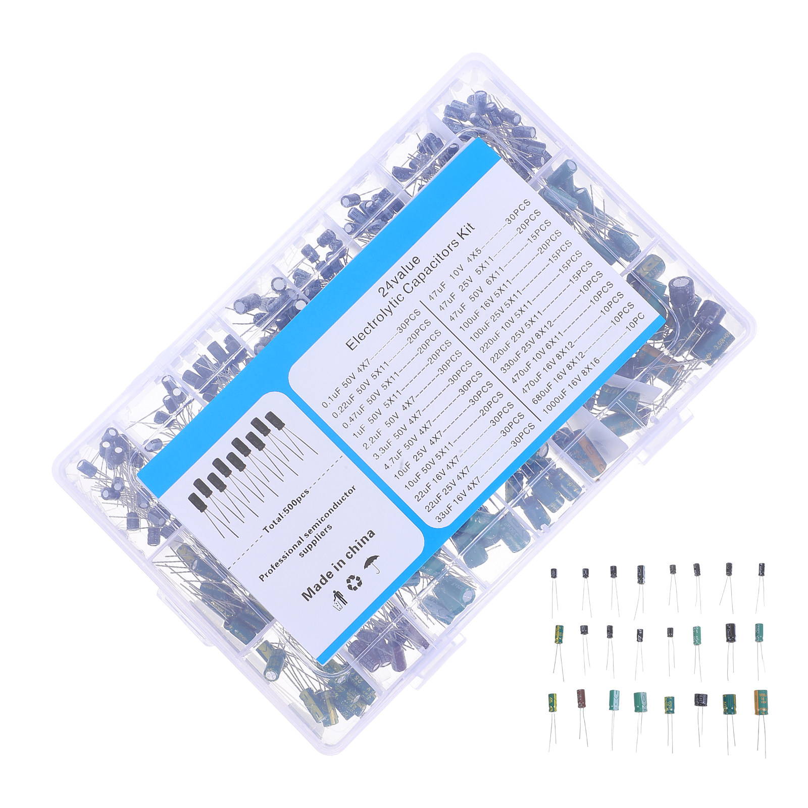 Набор из 500 алюминиевых элект – обзор и цена Electronics Repair In Usa